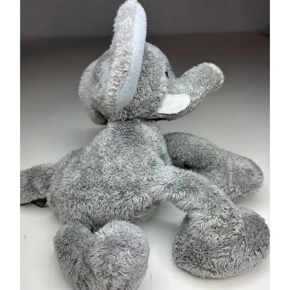 Vintage Gund P-Nut Elephant Plush 5” Gray Small Beanie Floppy Peanut #31013